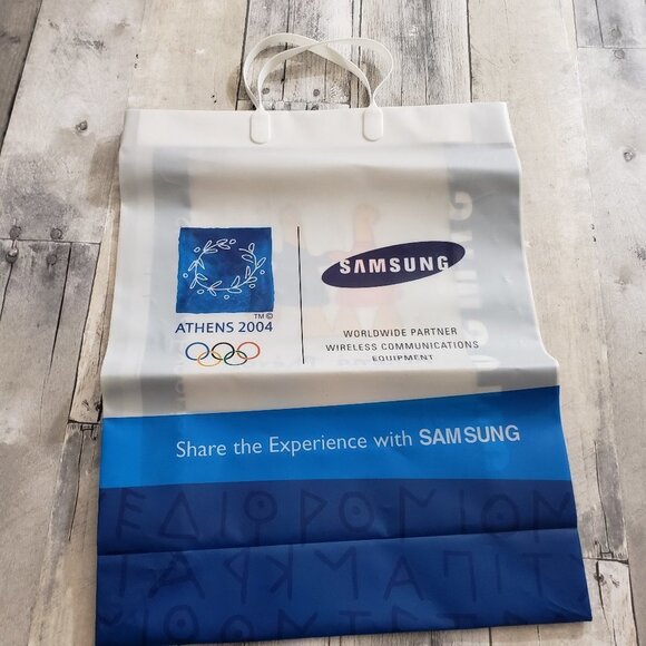 2004 Athens Olympics Plastic Shopping Bag - Picture 2 of 5
